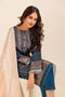 BLUE-JACQUARD-3 PIECE (ABN233P39B)