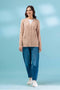 BEIGE-FULL SLEEVE-SWEATER (23W-003-65)