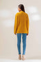 MUSTARD-ROUND NECK-FULL SLEEVE-SWEATER (23W-014-65)