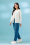 WHITE-FULL SELEEVE-SWEATER (23W-023-65)