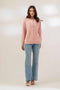 TEA-PINK-FULL SELEEVE-SWEATER (23W-025-65)