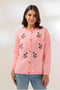 PINK-ROUND NECK FULL SLEEVE-SWEATER (23W-030-65)