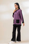 MAUVE-ROUND NECK FULL SLEEVE-SWEATER (23W-070-65)