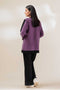 MAUVE-ROUND NECK FULL SLEEVE-SWEATER (23W-070-65)