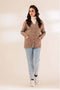 BROWN-FULL SLEEVE-SWEATER (23W-107-65)