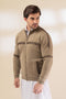 N-L-BEIGE-TURTLE NECK FULL ZIPPER-FULL SLEEVE (901-16)