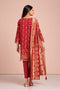 RED-JACQUARD-3 PIECE (ABN233P06A)