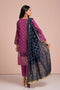 PURPLE-JACQUARD-3 PIECE (ABN233P08B)