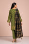 OL-GREEN-JACQUARD-3 PIECE (ABN233P11)