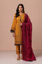 YELLOW-JACQUARD-3 PIECE (ABN233P13A)