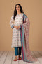 Mughal Floral - 3 PC (ASO233P77)