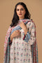 Mughal Floral - 3 PC (ASO233P77)