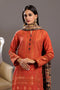 RUST-JACQUARD-3 PIECE (AV1NA233P1)