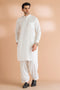 O-WHITE-BLENDED-SHALWAR SUIT - (GSBB23-006)