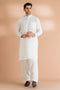 O-WHITE-BLENDED-SHALWAR SUIT - (GSBB23-006)