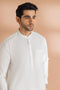 O-WHITE-BLENDED-SHALWAR SUIT - (GSBB23-006)