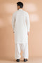 O-WHITE-BLENDED-SHALWAR SUIT - (GSBB23-006)