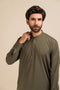 K-GREEN-BLENDED-SHALWAR SUIT - (GSBB23-012)