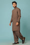 C-TAUPE-BLENDED-SHALWAR SUIT - (GSBB23-014)