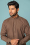 C-TAUPE-BLENDED-SHALWAR SUIT - (GSBB23-014)