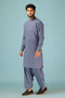 W-GREY-BLENDED-SHALWAR SUIT - (GSBB23-022)