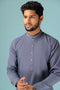 W-GREY-BLENDED-SHALWAR SUIT - (GSBB23-022)