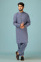 W-GREY-BLENDED-SHALWAR SUIT - (GSBB23-022)