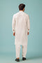 C-WHITE-BLENDED-SHALWAR SUIT - (GSBB23-023)