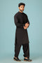 BLACK-BLENDED-SHALWAR SUIT - (GSBB23-027)