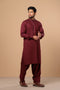 WHITE-BLENDED-SHALWAR SUIT- (GSBS23-008)