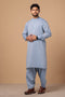 RUST-BLENDED-SHALWAR SUIT- (GSBS23-009)