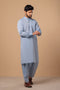 RUST-BLENDED-SHALWAR SUIT- (GSBS23-009)