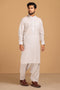 BEIGE-BLENDED-SHALWAR SUIT- (GSBS23-011)