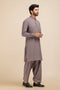 COBALT-BLENDED-SHALWAR SUIT - (GSBS23-033)