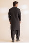 J-BLACK-BLENDED-SHALWAR SUIT - (GSBS24-002)