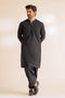 J-BLACK-BLENDED-SHALWAR SUIT - (GSBS24-010)