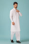 WHITE-BLENDED-SHALWAR SUIT - (GSBW23-001)