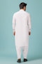 WHITE-BLENDED-SHALWAR SUIT - (GSBW23-001)