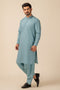 T-BLUE-BLENDED-SHALWAR SUIT - (GSBW23-003)