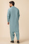 T-BLUE-BLENDED-SHALWAR SUIT - (GSBW23-003)