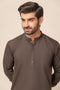 CAROB-BLENDED-SHALWAR SUIT - (GSBW23-009)