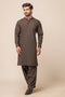 CAROB-BLENDED-SHALWAR SUIT - (GSBW23-009)