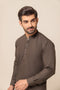 CAROB-BLENDED-SHALWAR SUIT - (GSBW23-009)