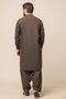 CAROB-BLENDED-SHALWAR SUIT - (GSBW23-009)