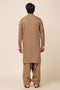 KHAKI-BLENDED-SHALWAR SUIT - (GSBW23-016)