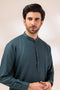 E-GREEN-BLENDED-SHALWAR SUIT - (GSBW23-026)