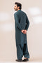 E-GREEN-BLENDED-SHALWAR SUIT - (GSBW23-026)