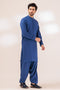 D-BLUE-BLENDED-SHALWAR SUIT - (GSBW23-035)