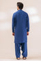 D-BLUE-BLENDED-SHALWAR SUIT - (GSBW23-035)