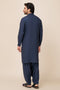 N-BLUE-BLENDED-SHALWAR SUIT - (GSBW23-036)